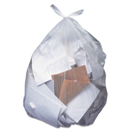 Heritage 55 gal Trash Bags, 43 in x 47 in, Premium, 0.7 mil, Clear H8647HC